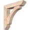 Ekena Millwork Legacy Slat Smooth Bracket w/ Offset Brace, Douglas Fir, 7 1/2"W x 34"D x 34"H BKT0806X34X34LEC06SDF - alternate 1